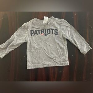 Patriots Kids Gray Long Sleeve Shirt